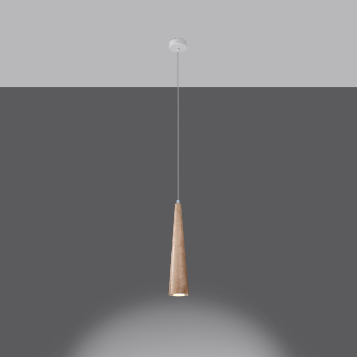 SULA 1 hanglamp naturel hout