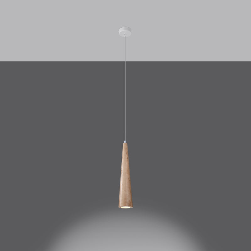 SULA 1 hanging light natural wood