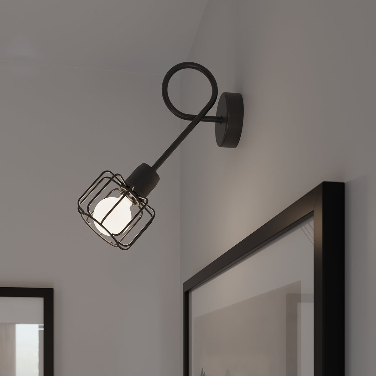 Wandleuchte BELUCI 1S schwarz