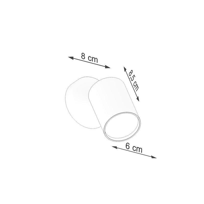 Wall light LEMMI 1 white