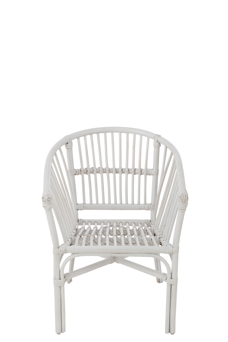 Set van 2 rotan kinderstoelen 'Filou' - handgemaakt in wit of naturel voor een stijlvolle kinderkamer