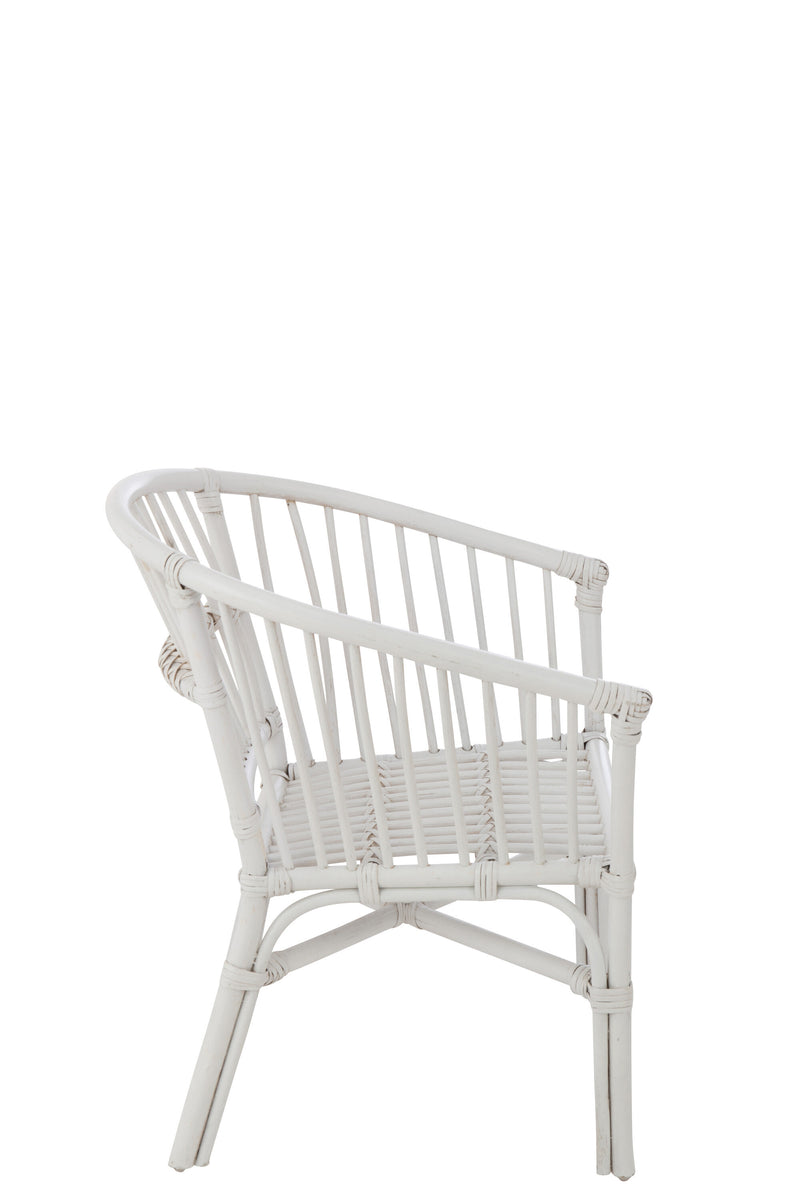 Set van 2 rotan kinderstoelen 'Filou' - handgemaakt in wit of naturel voor een stijlvolle kinderkamer