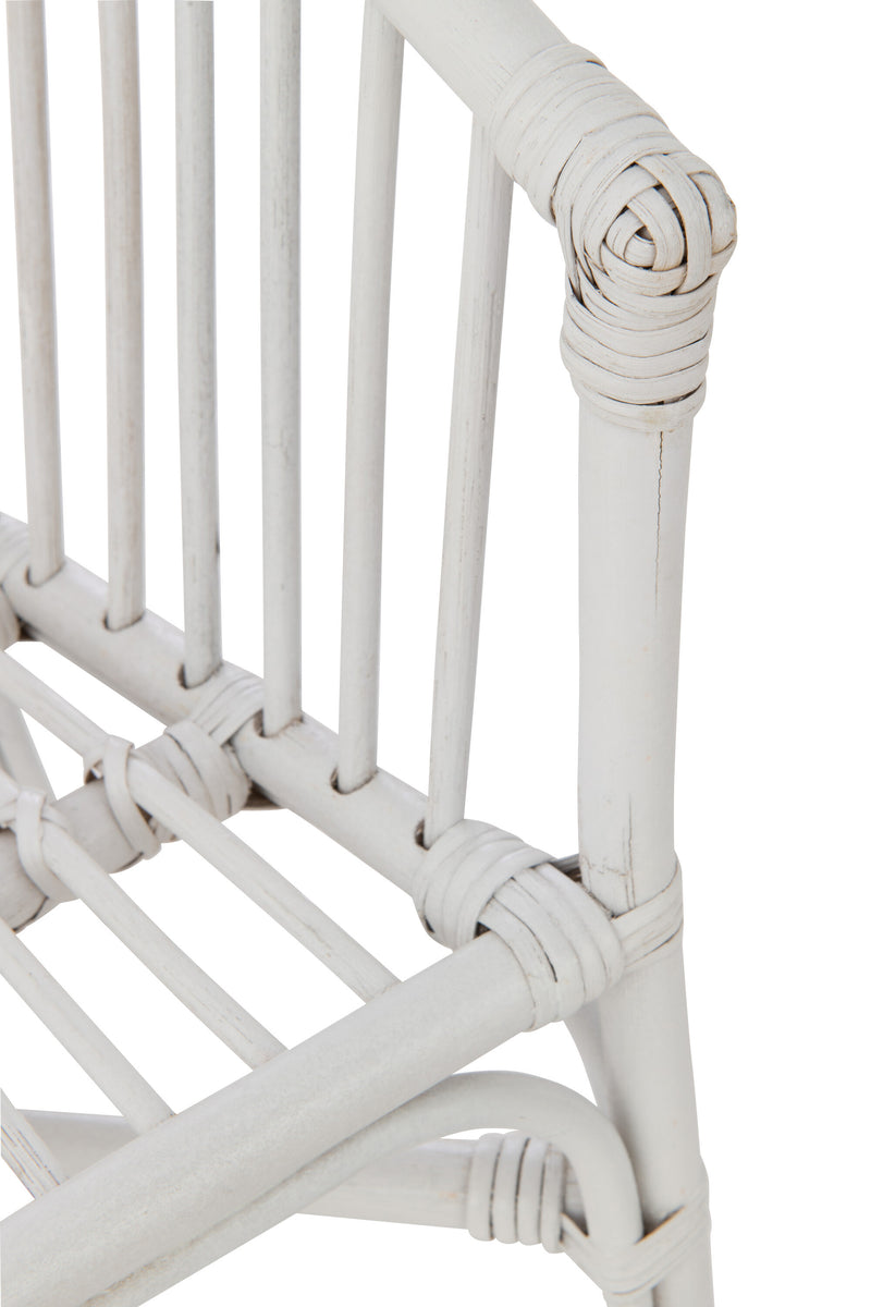Set van 2 rotan kinderstoelen 'Filou' - handgemaakt in wit of naturel voor een stijlvolle kinderkamer