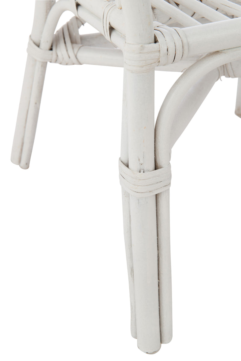 Set van 2 rotan kinderstoelen 'Filou' - handgemaakt in wit of naturel voor een stijlvolle kinderkamer