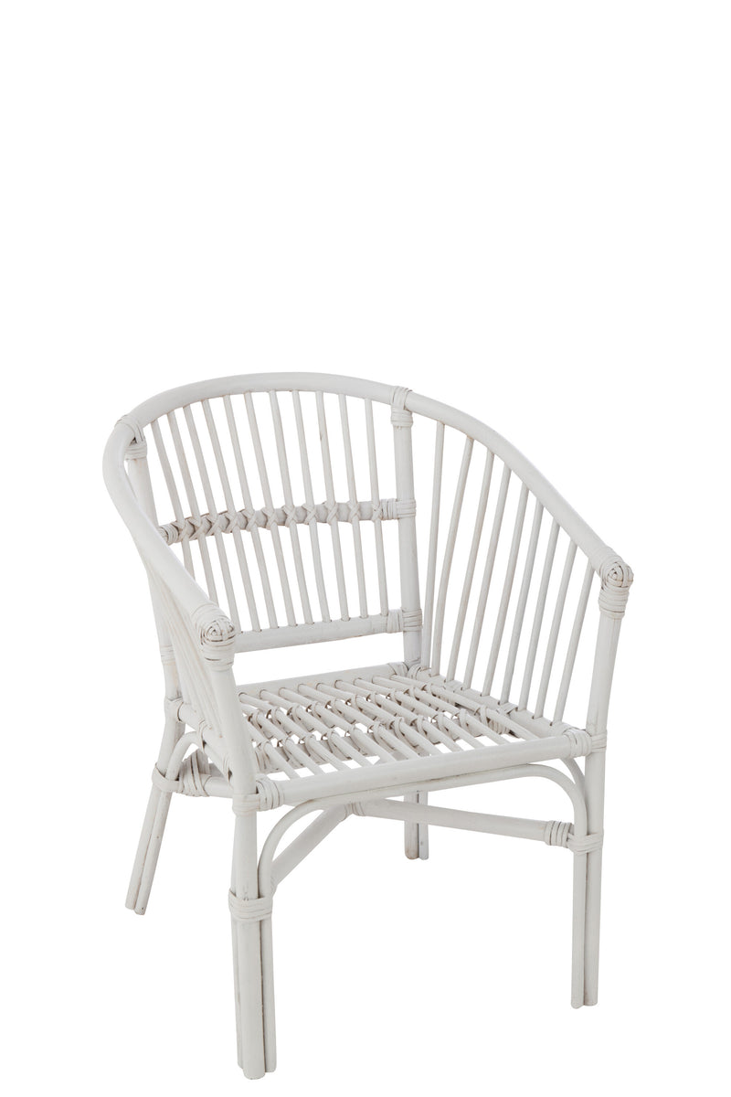 Set van 2 rotan kinderstoelen 'Filou' - handgemaakt in wit of naturel voor een stijlvolle kinderkamer