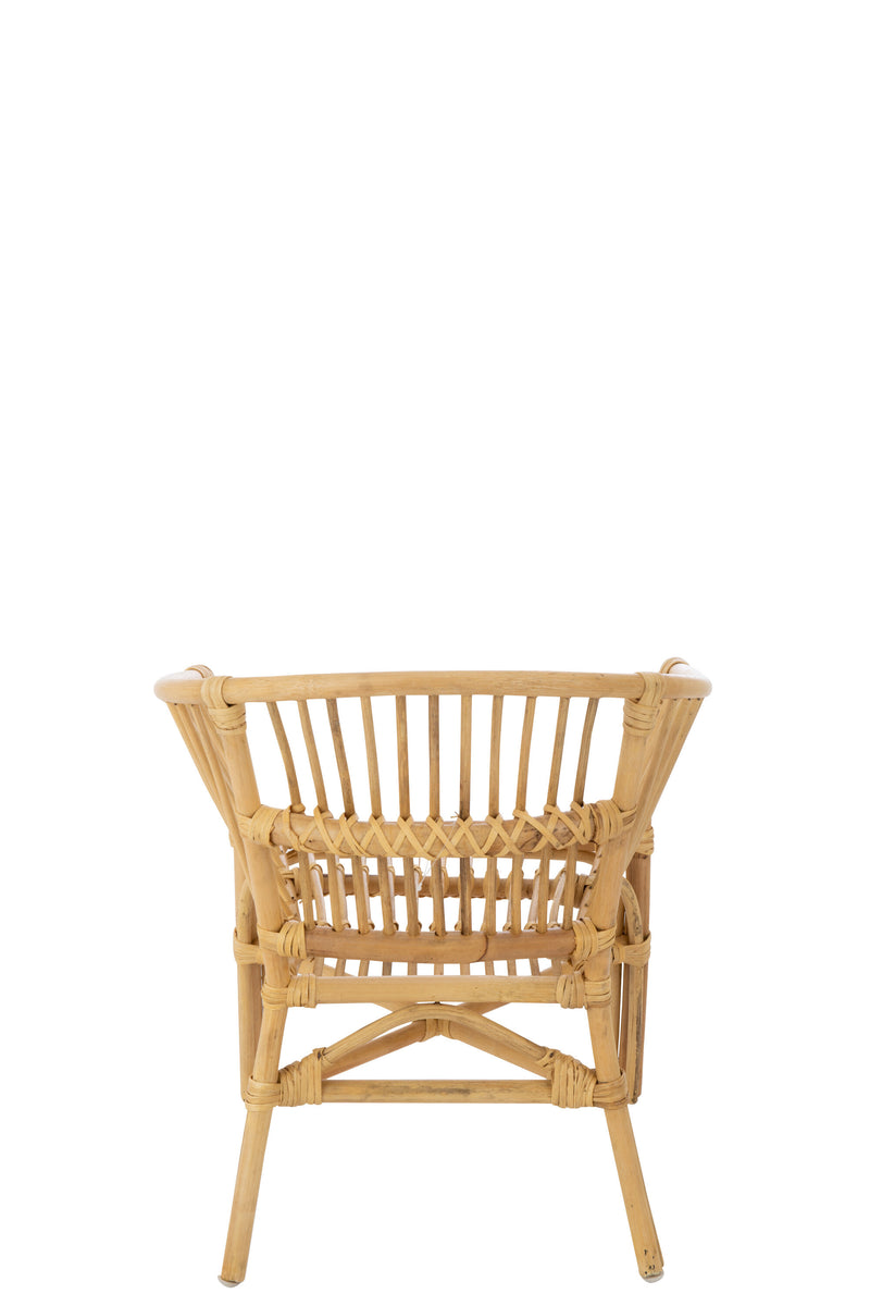 Set van 2 rotan kinderstoelen 'Filou' - handgemaakt in wit of naturel voor een stijlvolle kinderkamer