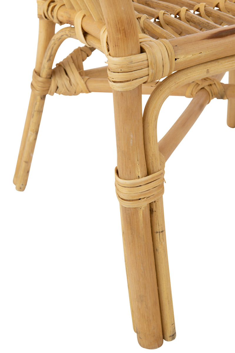 Set van 2 rotan kinderstoelen 'Filou' - handgemaakt in wit of naturel voor een stijlvolle kinderkamer