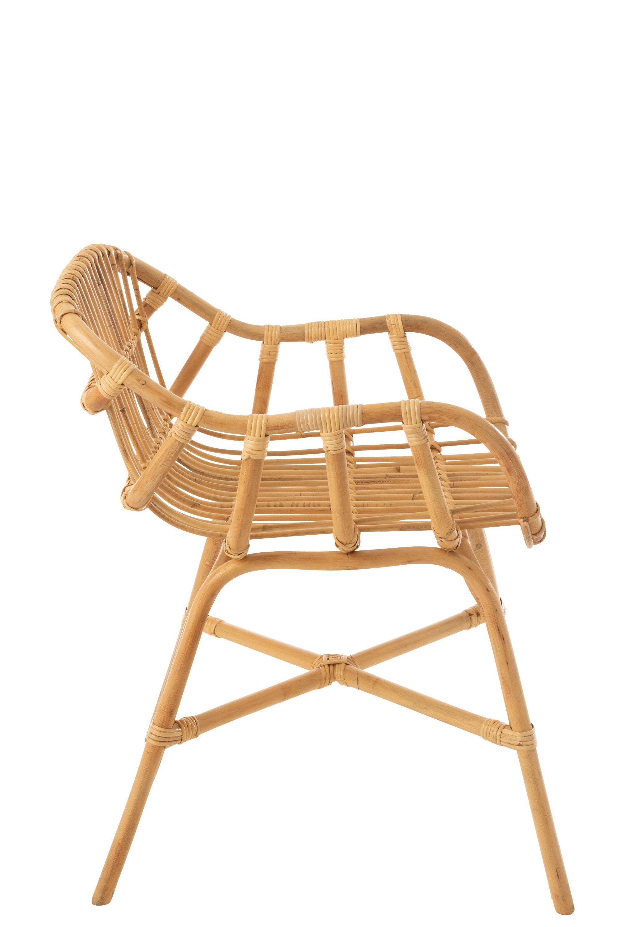 Stuhlset Ana Rattan Naturell 2er Set – Zeitloses Design aus Naturmaterial