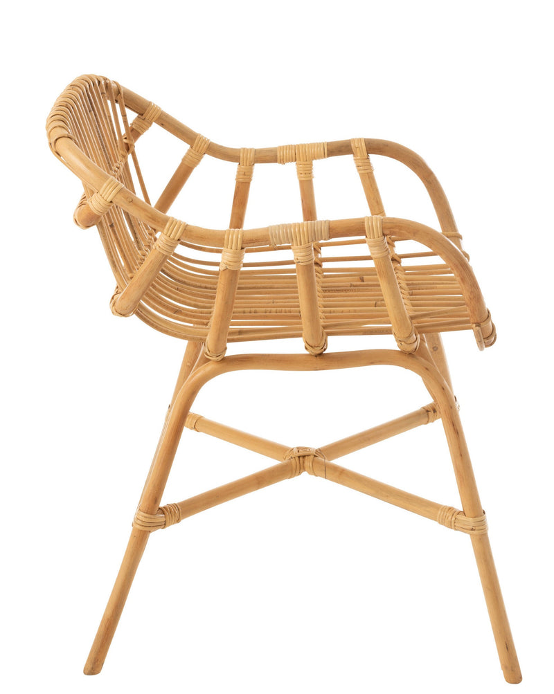 Eleganter Stuhl Ana aus Rattan in Naturell - Stilvoll & Bequem für Ihr Zuhause