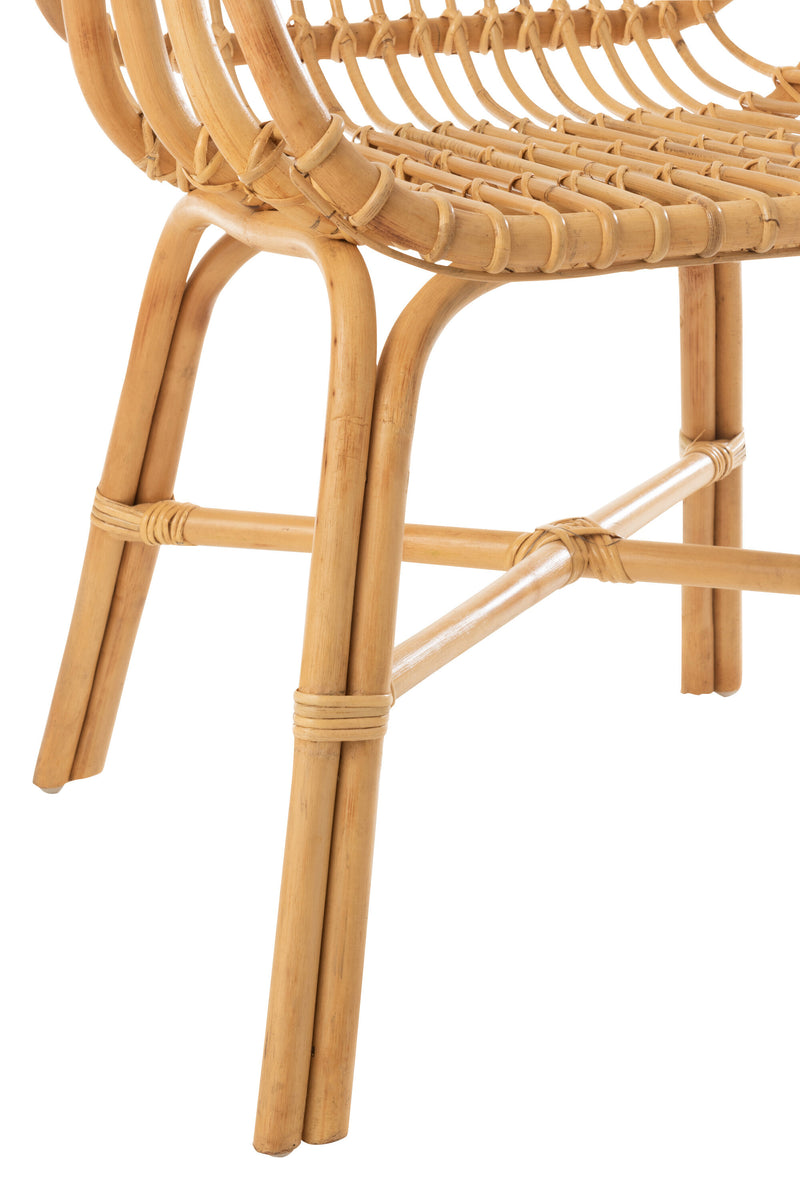 Eleganter Stuhl Ana aus Rattan in Naturell - Stilvoll & Bequem für Ihr Zuhause