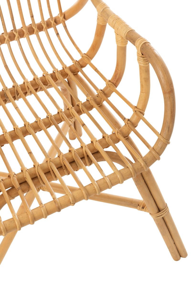 Eleganter Stuhl Ana aus Rattan in Naturell - Stilvoll & Bequem für Ihr Zuhause