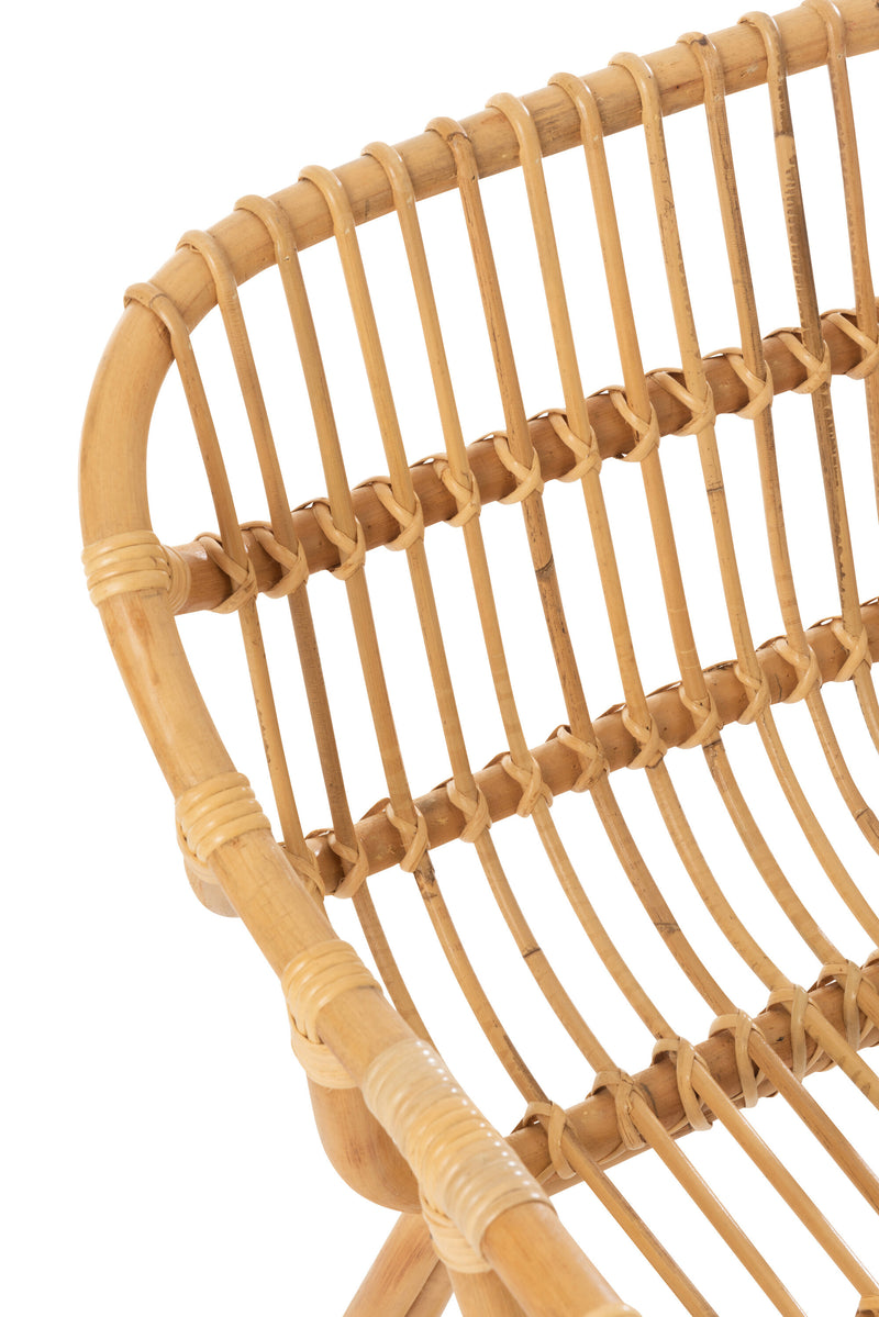 Eleganter Stuhl Ana aus Rattan in Naturell - Stilvoll & Bequem für Ihr Zuhause