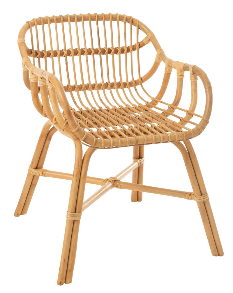 Eleganter Stuhl Ana aus Rattan in Naturell - Stilvoll & Bequem für Ihr Zuhause