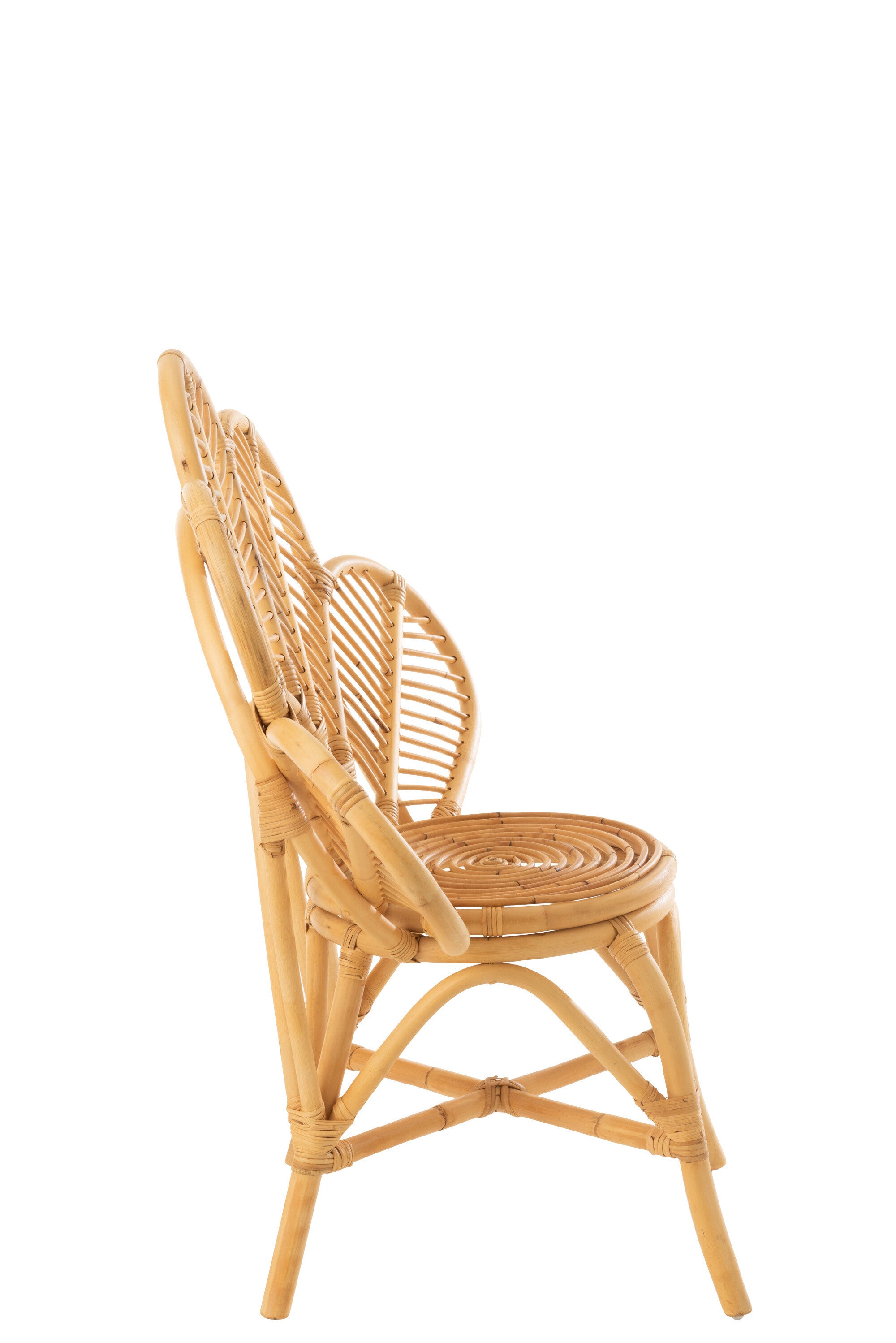 Stuhl Blume Rattan Naturell - Natürliche Eleganz und Komfort für Ihr Zuhause