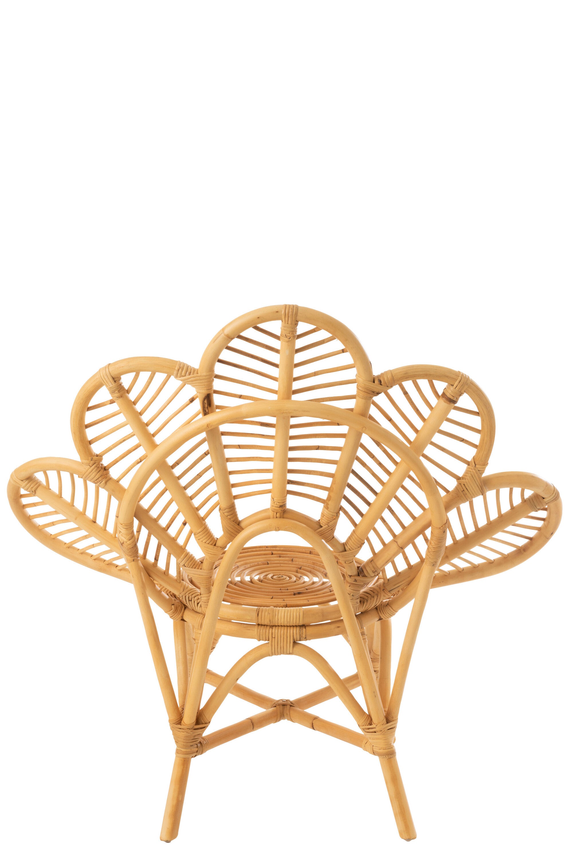 Stuhl Blume Rattan Naturell - Natürliche Eleganz und Komfort für Ihr Zuhause