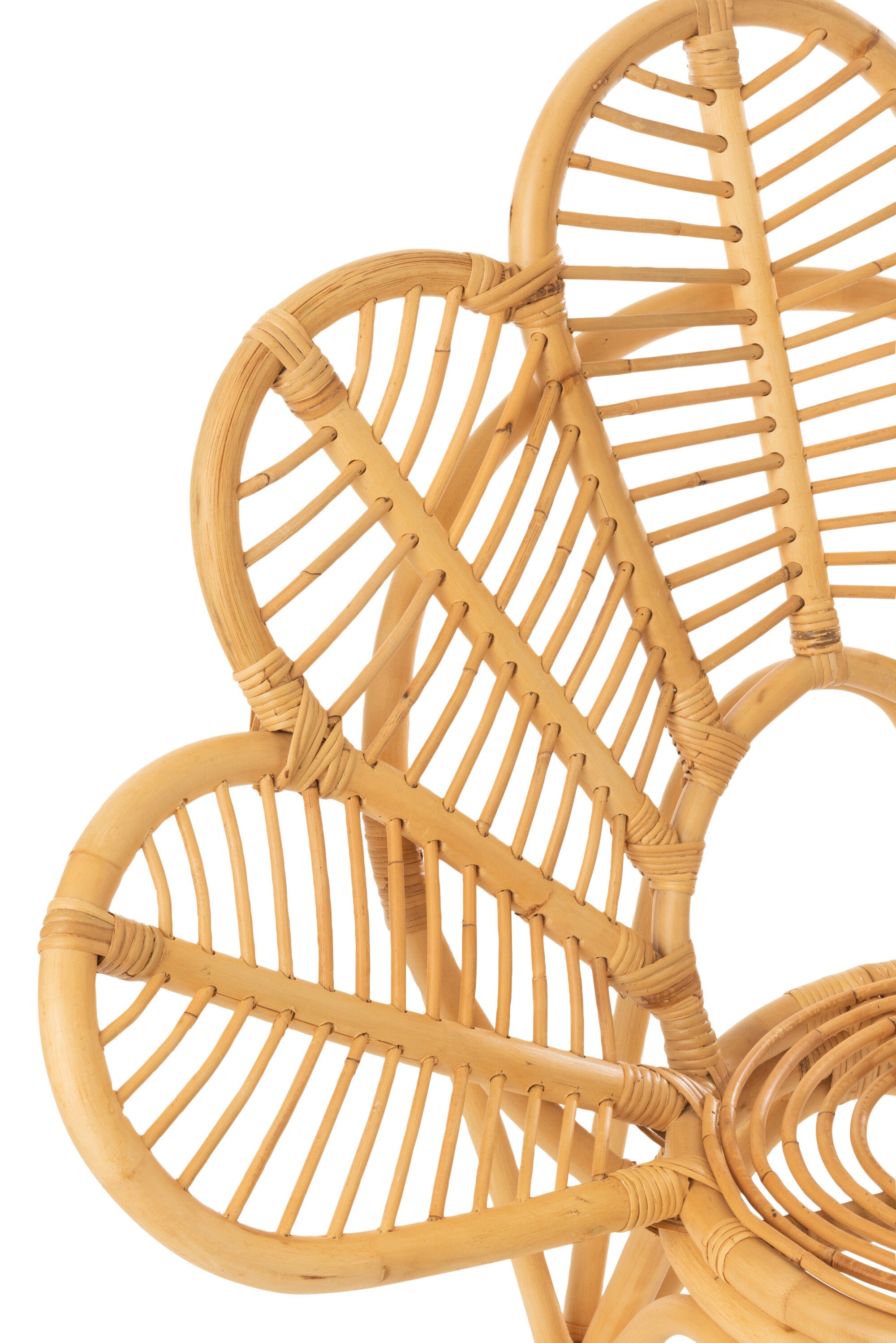 Stuhl Blume Rattan Naturell - Natürliche Eleganz und Komfort für Ihr Zuhause