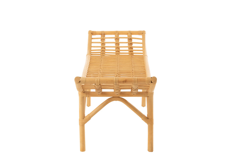 Bank Ana Rattan Naturell - Natuurlijke charme en zitcomfort voor in huis