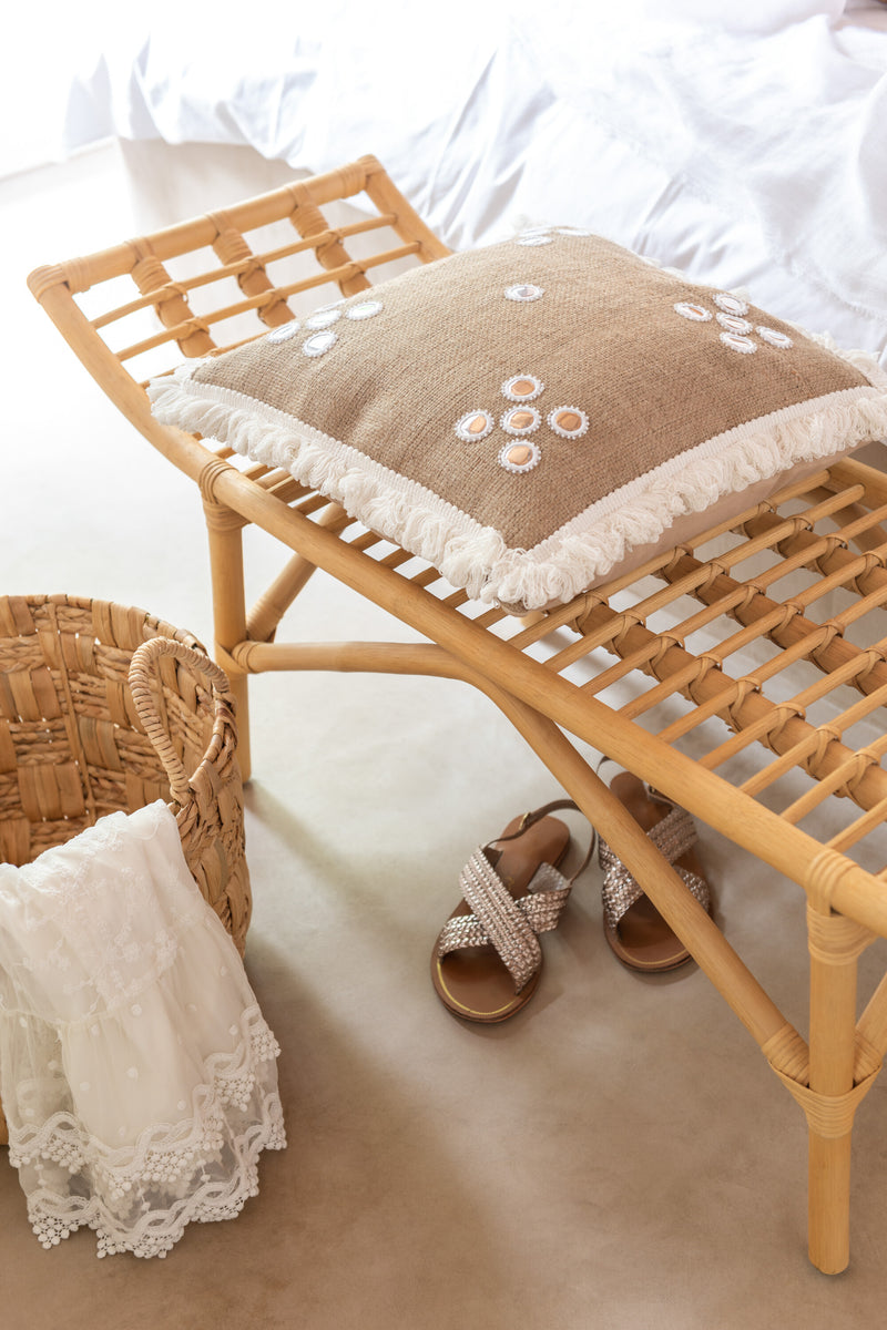 Bank Ana Rattan Naturell - Natuurlijke charme en zitcomfort voor in huis