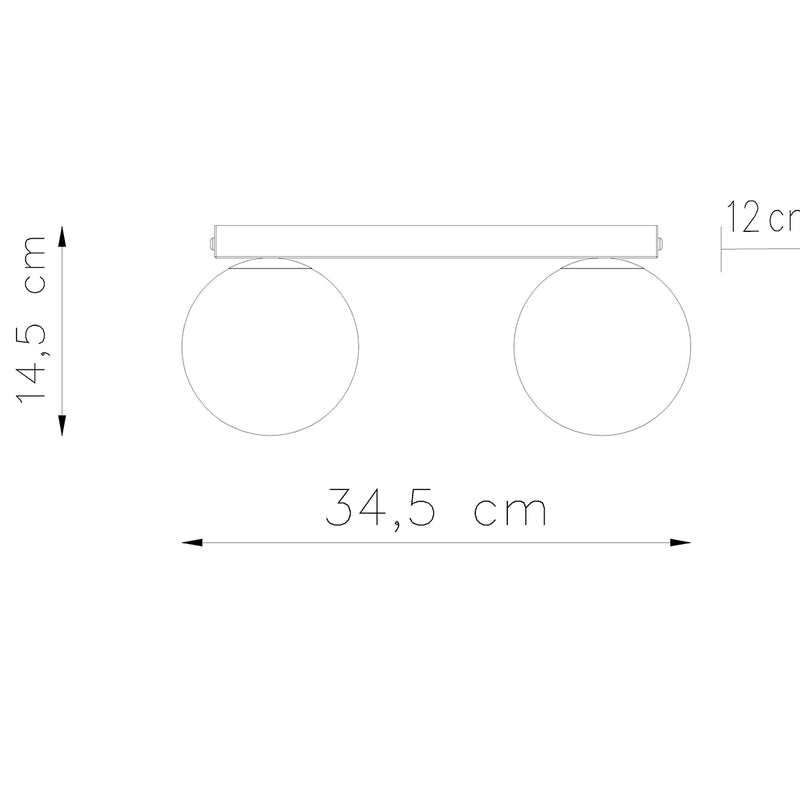 Ceiling light YOLI 2 white