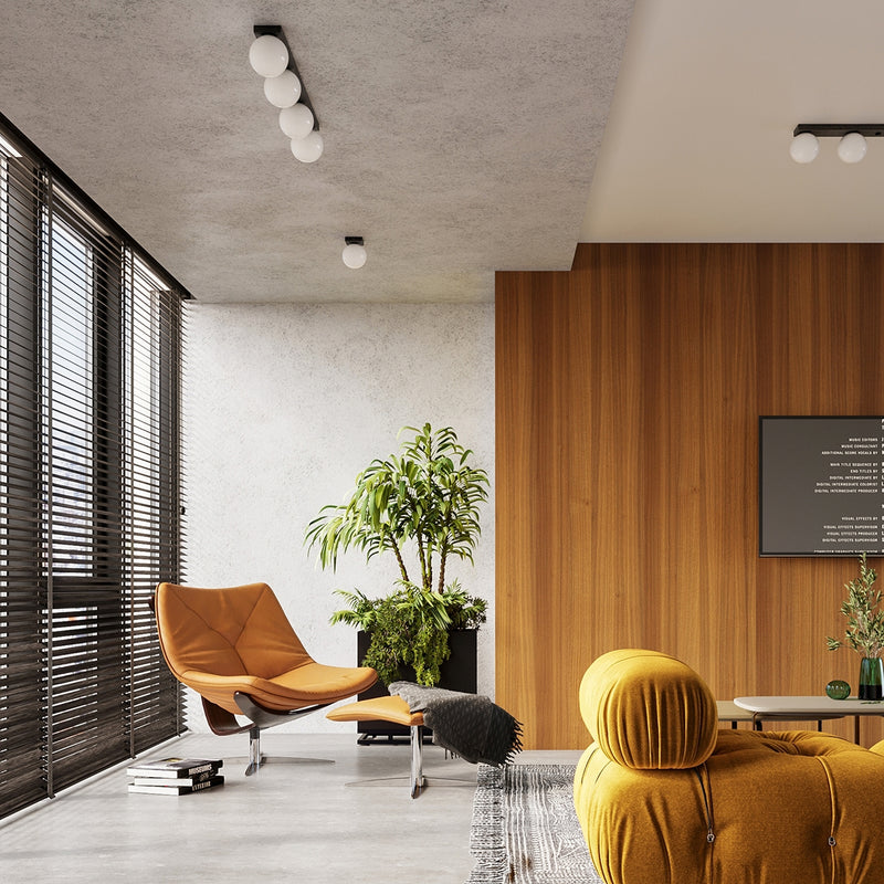 Ceiling light YOLI 4 black