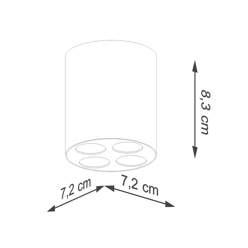 Ceiling light ZOE white LED