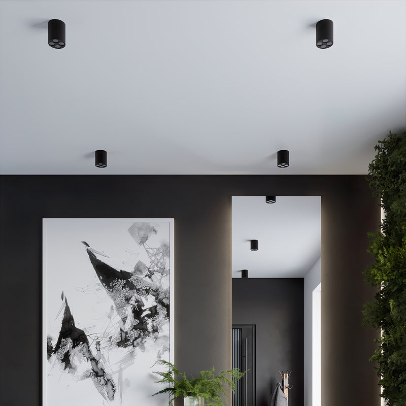Deckenleuchted ZOE  schwarz LED