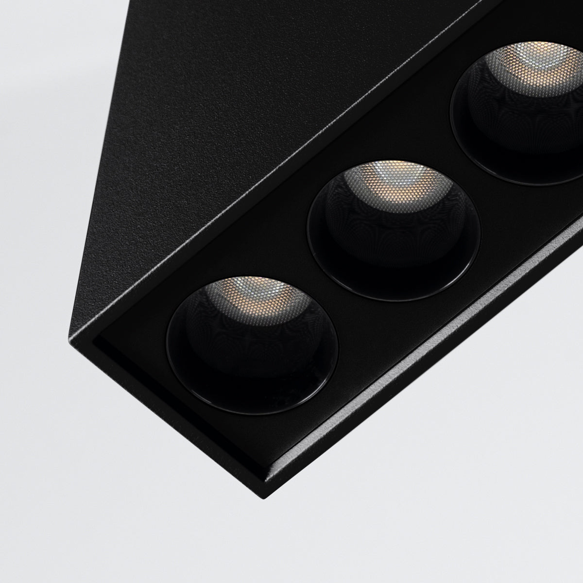 Ceiling light SOLE black LED