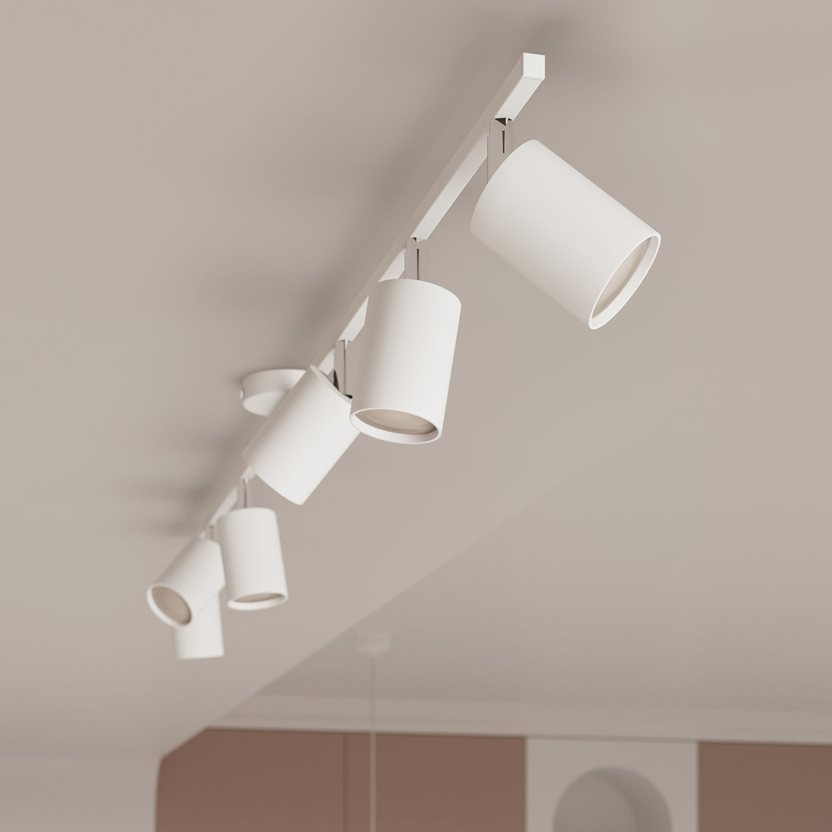 Ceiling light LEMMI 6L white