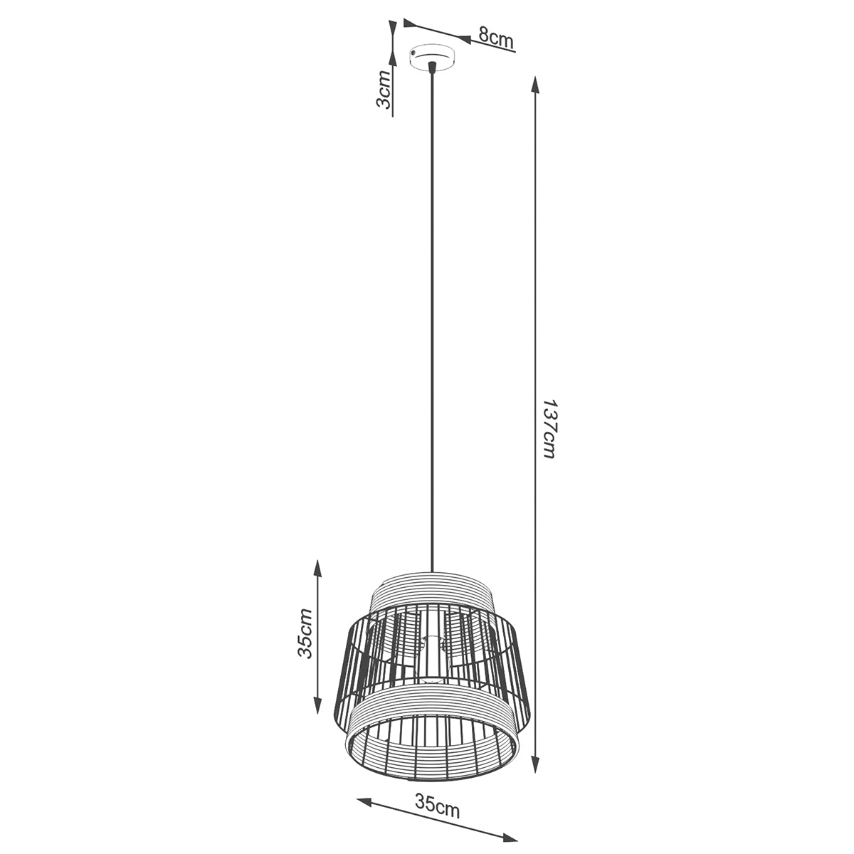 BRILO hanglamp