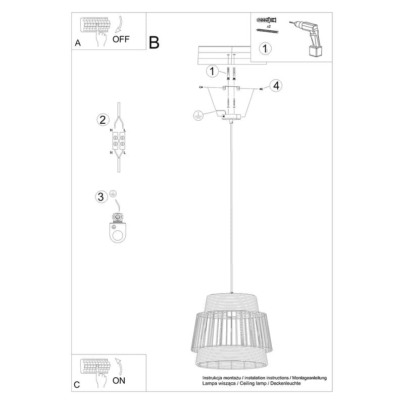 BRILO pendant light