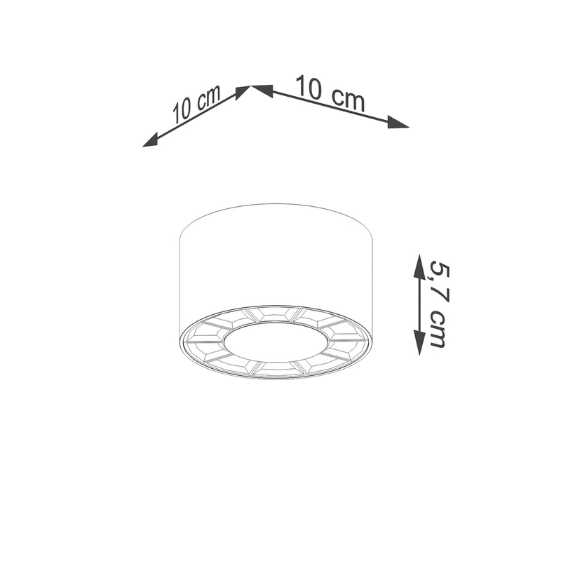 Ceiling light DIO white LED