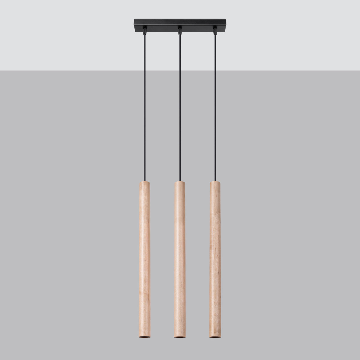 Hanglampen PASTELO 3L hout
