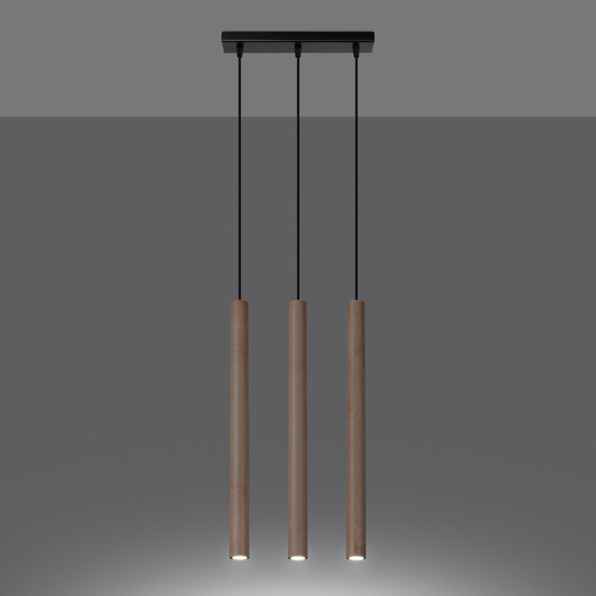 Hanglampen PASTELO 3L hout