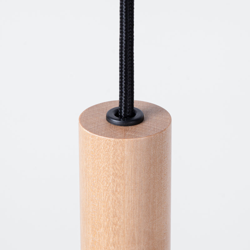 Pendant lights PASTELO 3L wood