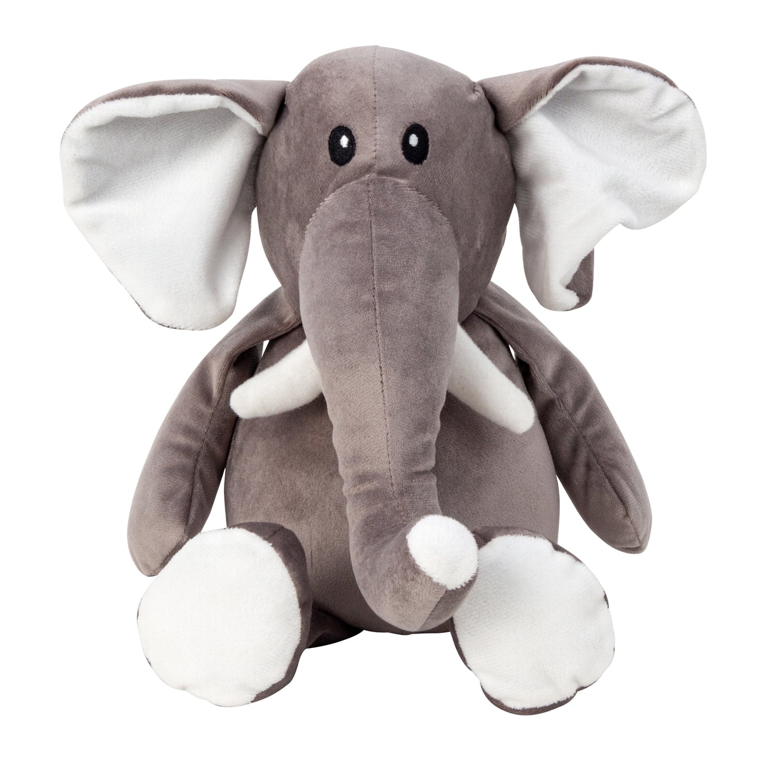 Elefantino Soft Guard Türstopper Plüsch Grau 25cm