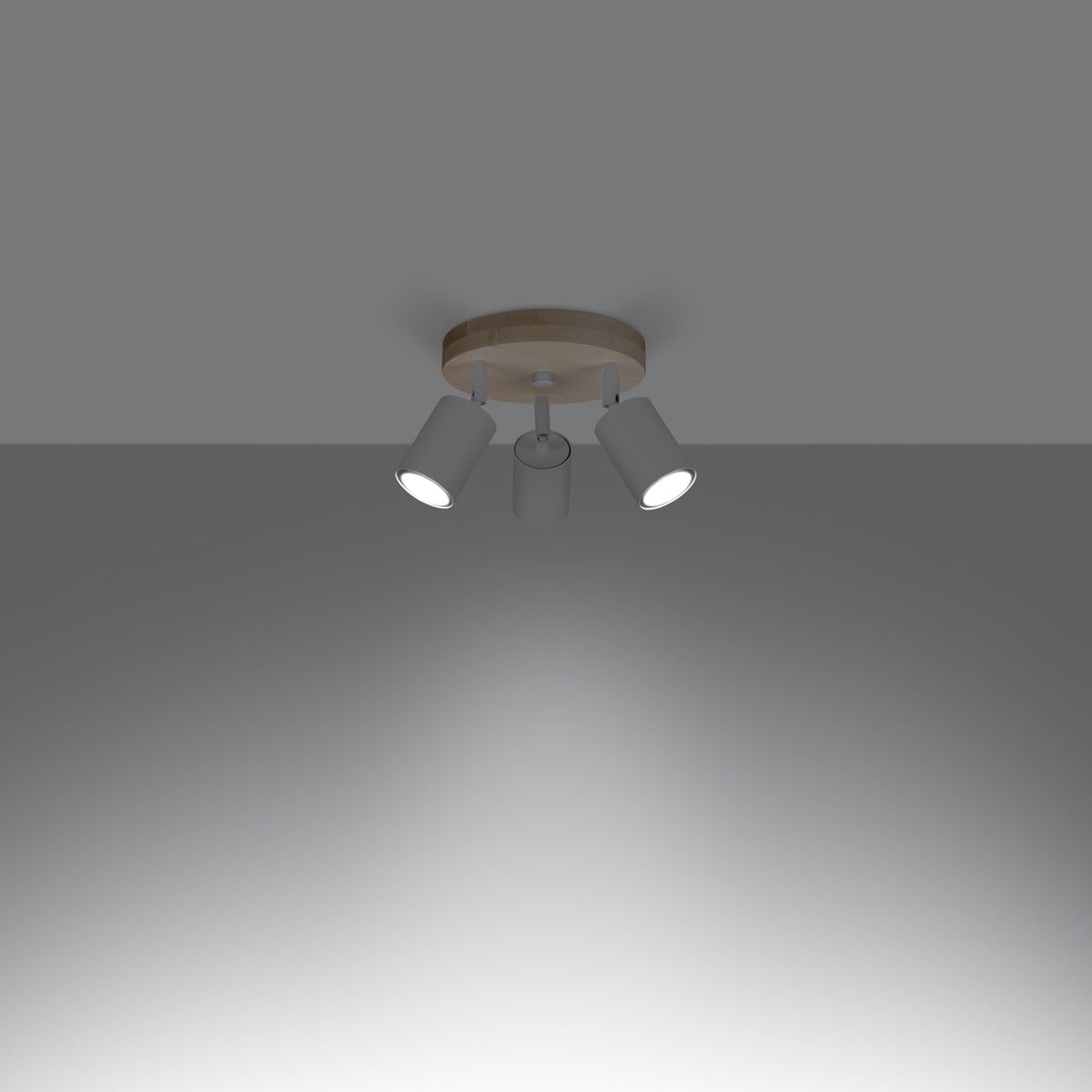 Ceiling light VERDO 3P white