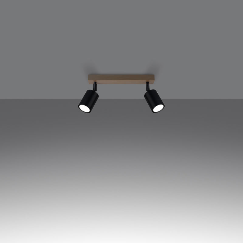 VERDO 2 ceiling light black