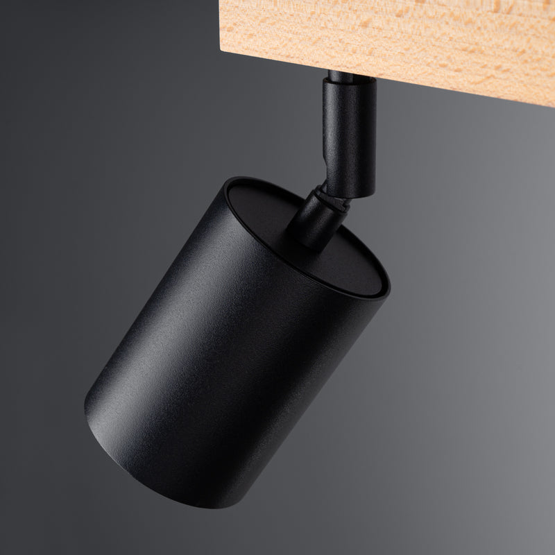 Ceiling light VERDO 3L black