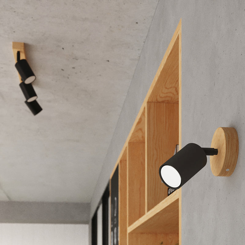 VERDO 4 ceiling light black