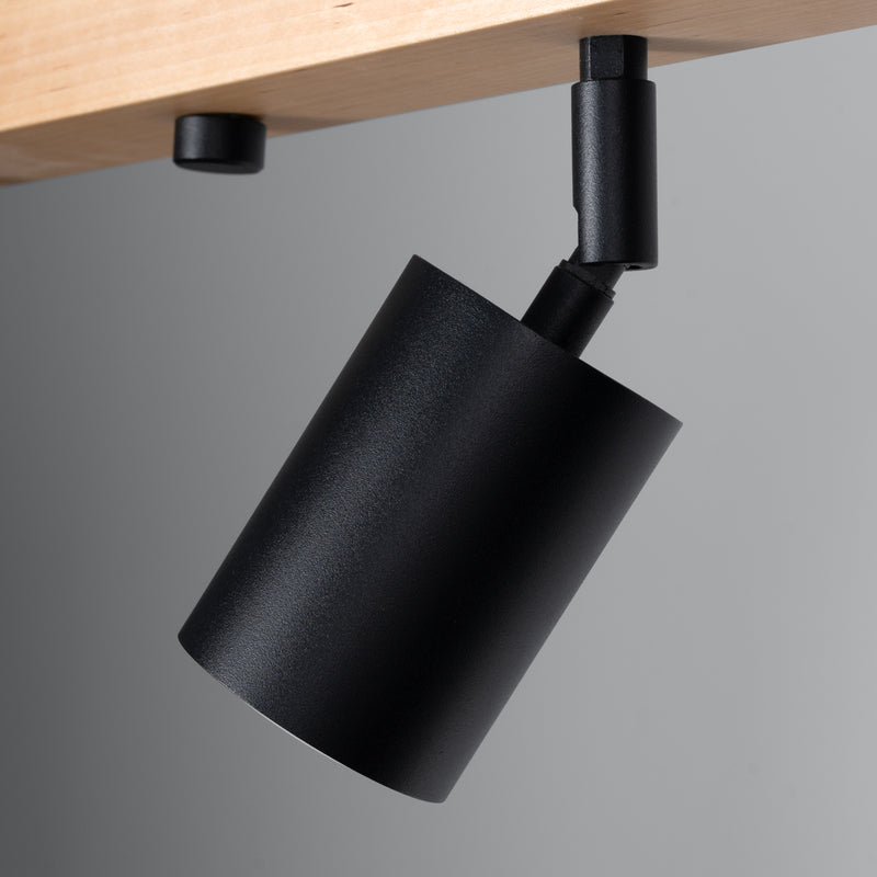 VERDO 4 ceiling light black