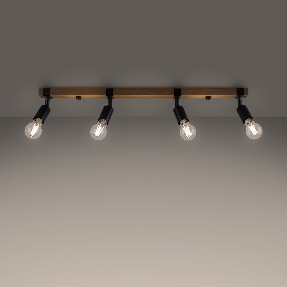ZUCA 4 ceiling light black