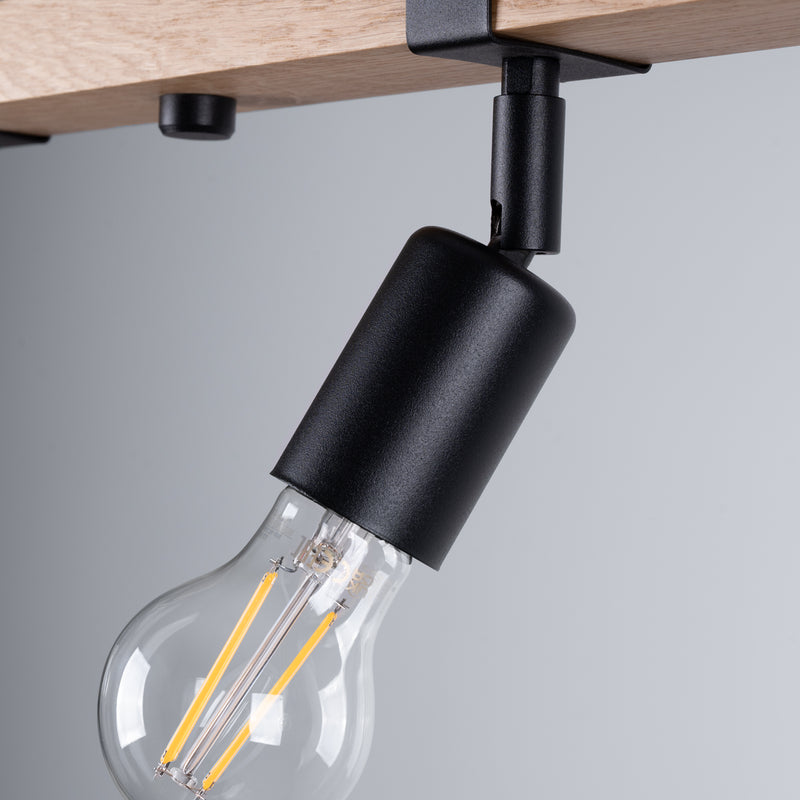 ZUCA 4 ceiling light black