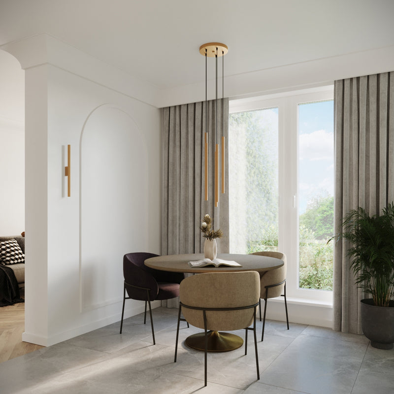PASTELO 2 pendant lights gold