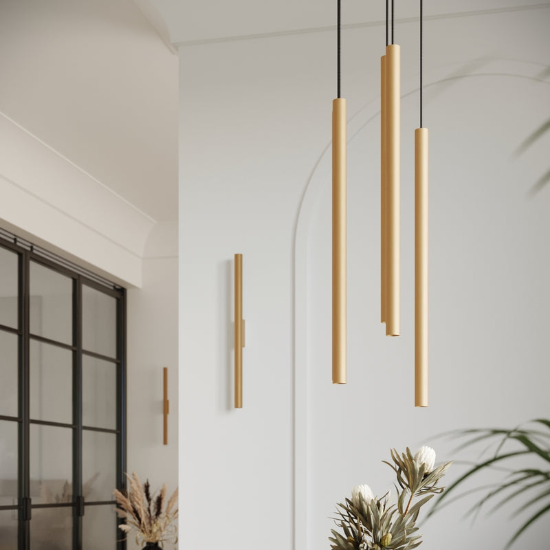 PASTELO 2 pendant lights gold