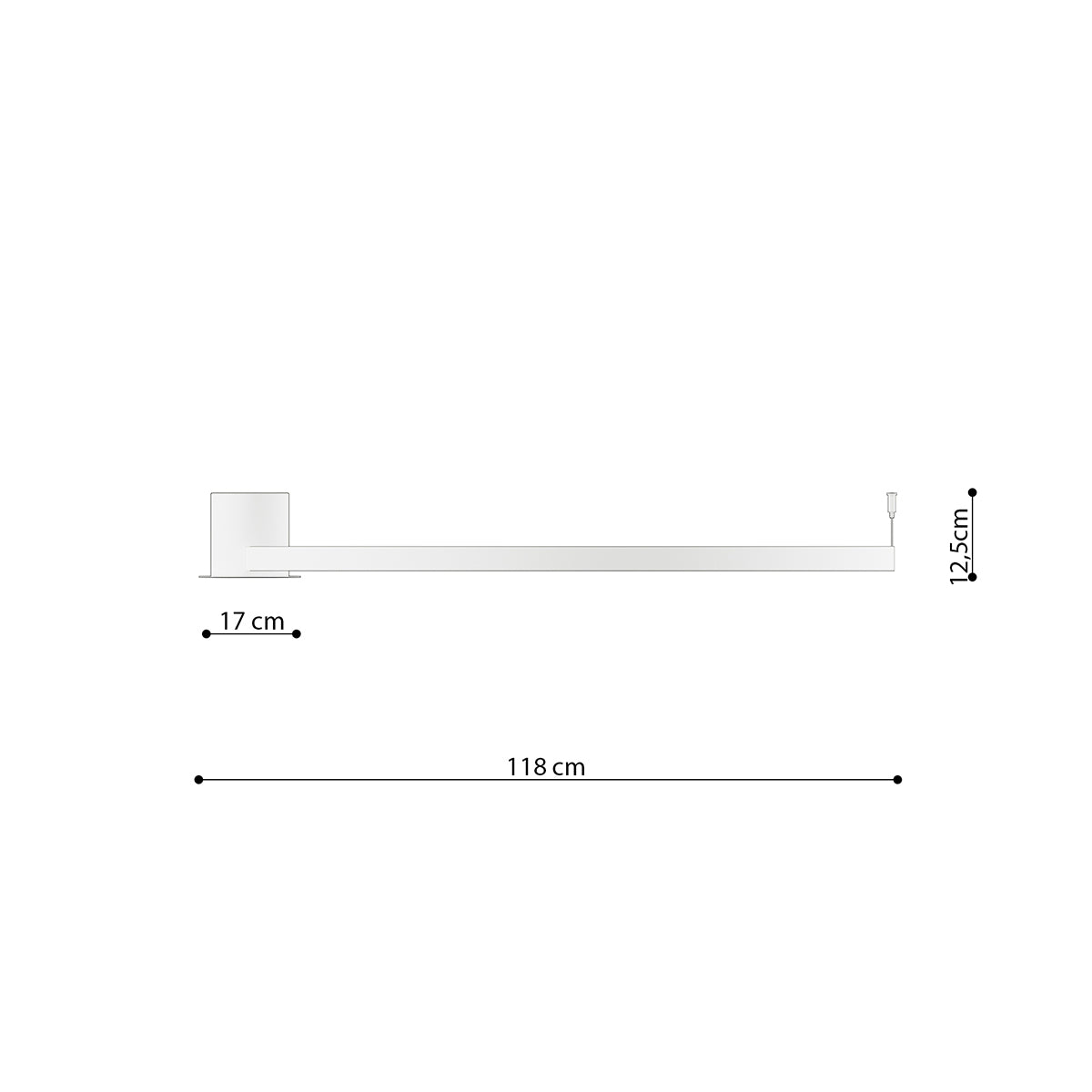 Ceiling light RIO 110 white 3000K