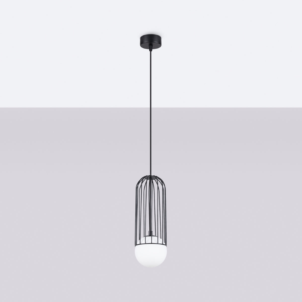 BRINA 1 hanglamp zwart