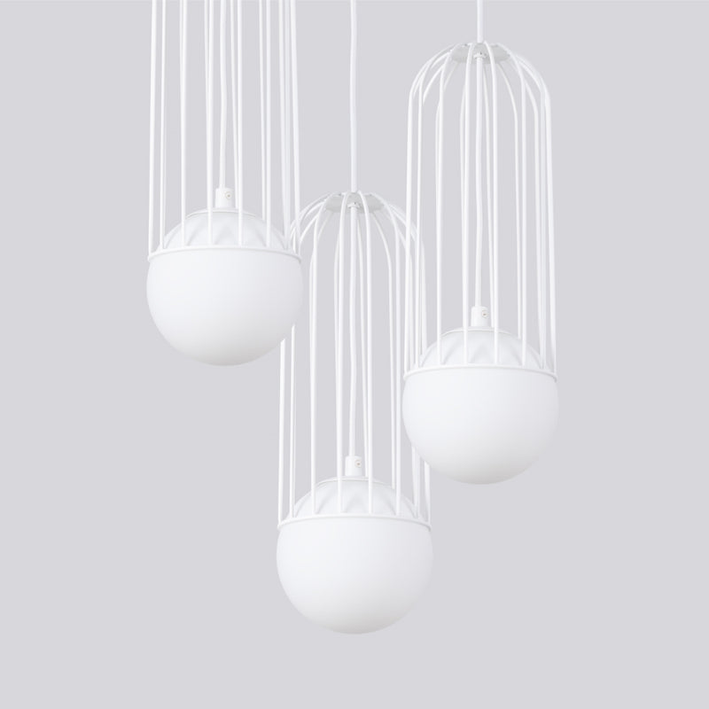 BRINA 3P hanglamp wit