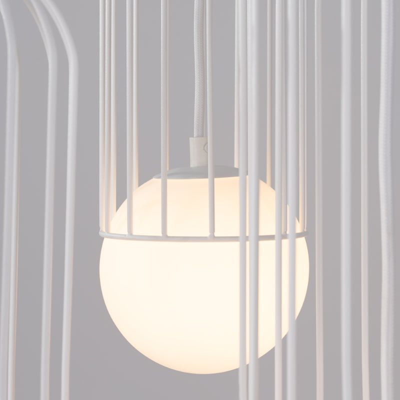 BRINA 3P hanglamp wit