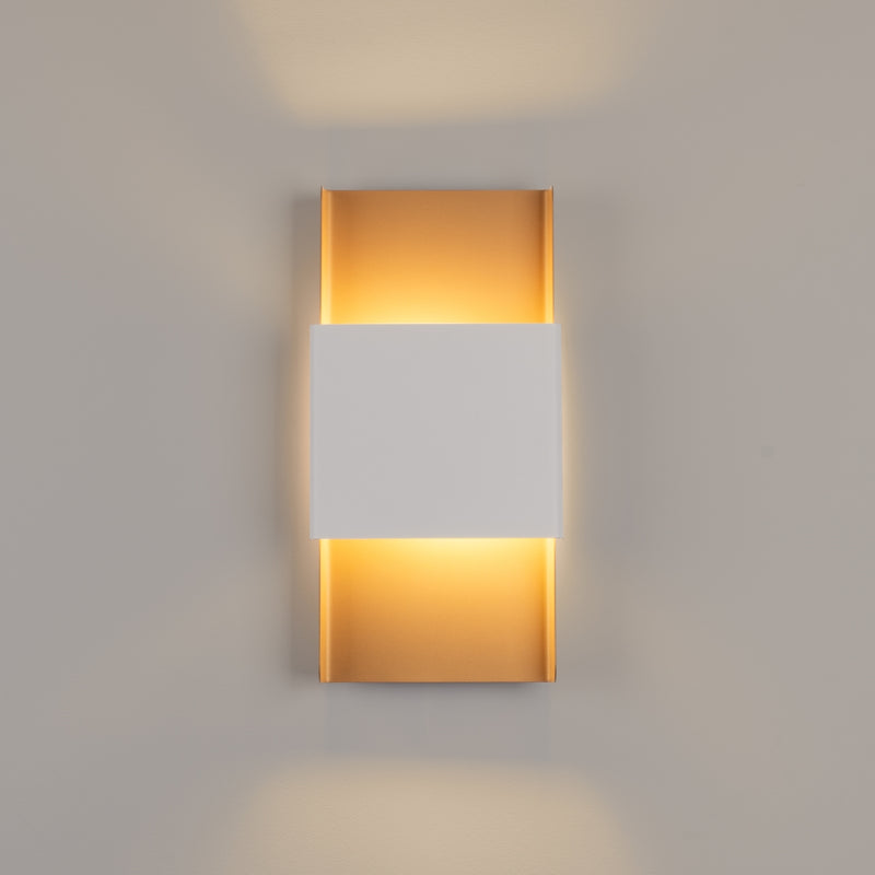 Wandlamp DURLIN goud/wit