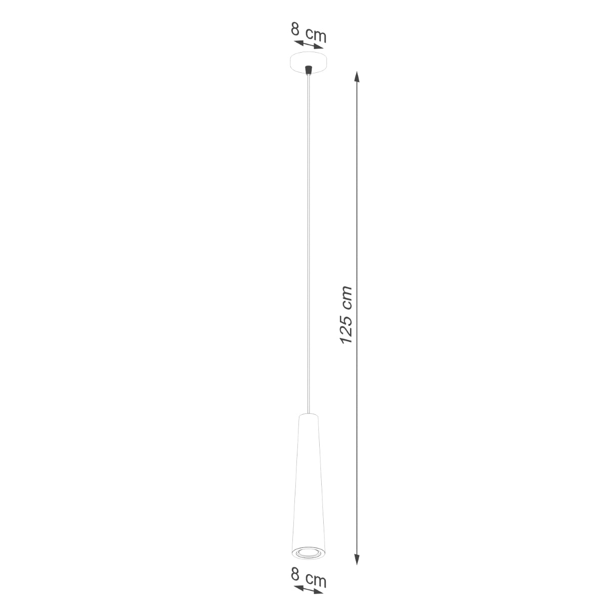 ELECTRA hanglamp zwart beton